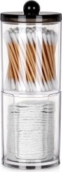 Dubbel­laags organizer voor wattenstaafjes en cosmeticapads