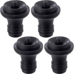Vacuum wijnstoppers, set van 4 stuks