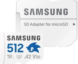 Samsung PRO Plus microSDXC 512 GB met adapter U3 A2 V30
