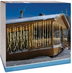 Buiten hangende lichtgordijn-ijspegel 240 LED 2 m
