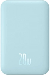 Baseus magnetische powerbank 6000 mAh 20W blauw