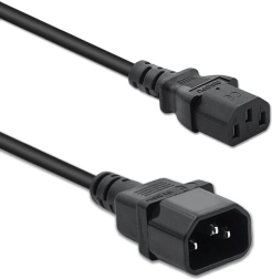 Voedingskabel voor UPS IEC C13/C14 3×1,0 mm² 1,5 m