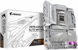 AORUS X870 A ELITE ICE Wi‑Fi 7 ATX moederbord voor AMD Ryzen (AM5, DDR5, USB4, HDMI)