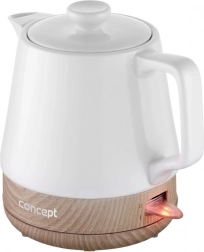 Keramische waterkoker 1,0 l wit