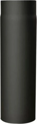 Rookkanaal 145 mm, lengte 500 mm, dikte 1,5 mm, zwart