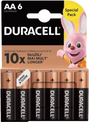 Duracell Basic AA LR6 batterijen verpakking 6 stuks