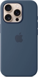 Siliconen MagSafe-hoes voor iPhone 16 Pro - denim
