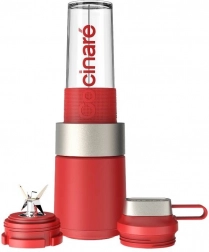 Cocinare GoPower Elite tafelblender met draagbare shaker 600 ml, rood