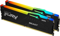 Kingston Fury Beast RGB DDR5 32GB Geheugen (2x16GB) / 5600MHz CL36 Zwart