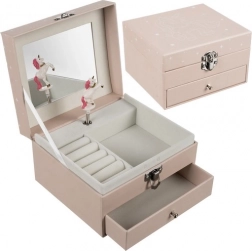 Muzikale sieradenkist voor meisjes met een eenhoorn