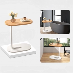 Zijwaartse C-salontafel voor woonkamer en slaapkamer