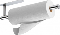 RVS houder voor papieren handdoeken, zilverkleurig