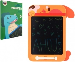 Tekenbord voor kinderen – oranje hondje 19,5 × 29 cm