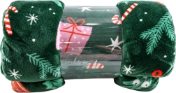 Warme kerstflanellen deken 150 × 200 cm
