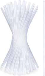 Transparante rietjes 22 cm, 50 stuks