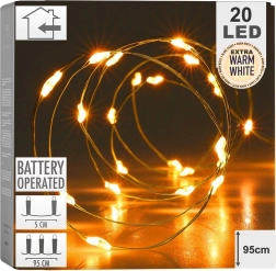Kerst LED-draadverlichting 20 LED 95 cm