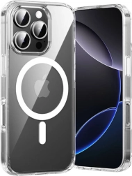 Transparante Vention-hoes voor iPhone 16 Pro met MagSafe