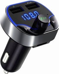 FM-transmitter Bluetooth voor de auto met USB en ondersteuning voor MP3, WMA, FLAC en WAV