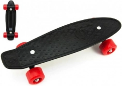 Pennyboard 43 cm met metalen assen, draagvermogen 60 kg – zwart