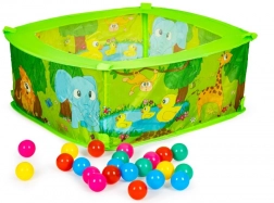 Droog ballenbad met 50 ballen