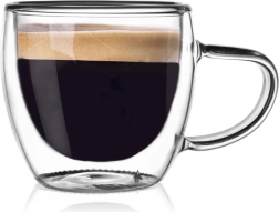 Thermoglas met dubbele wand voor espresso 100 ml