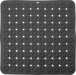 Antislip douchemat 54 × 54 cm, grijs