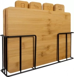 Bamboe snijplank - 4 stuks. Ruhy 19338