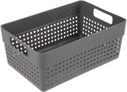 Orion mandje Terra grijs opbergorganizer 23,5 × 15,5 × 10 cm