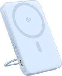 Baseus powerbank met standaard PicoGo Qi2 5000 mAh 20 W blauw