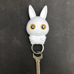 Sleutelrek - witte konijn