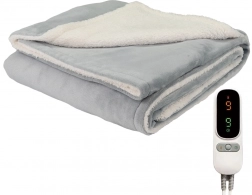 Elektrische verwarmde deken CozyHeat 160 W, grijs