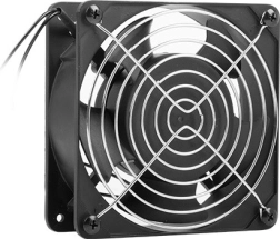 Ventilator voor wandgemonteerde 19″ kasten 230 V 120×120×38 mm zwart LANBERG