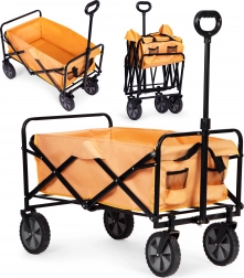 Opvouwbare transportkar MultiGarden 47x105 cm, oranje