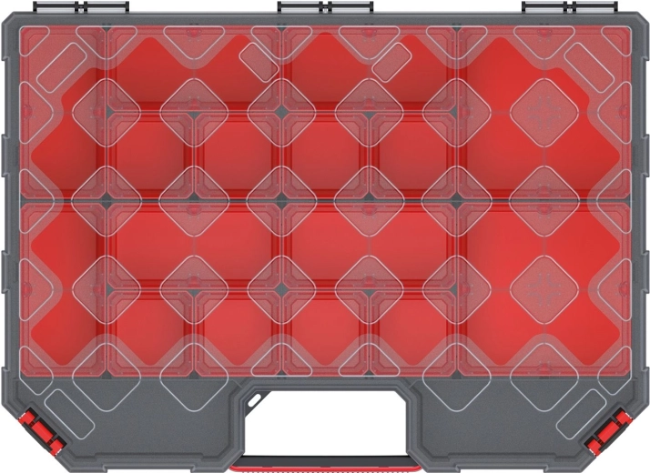 Transparant deksel en veilige vergrendelingen