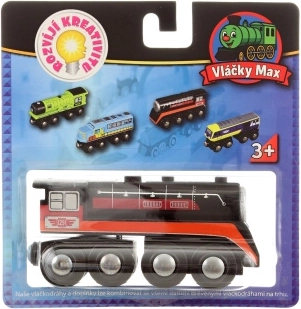 Maxim houten stoomlocomotief Epocha