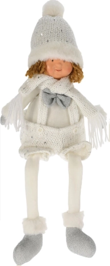 Elegante wit‑zilveren look