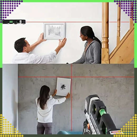 Zichtbare laserlijn voor snelle uitlijning