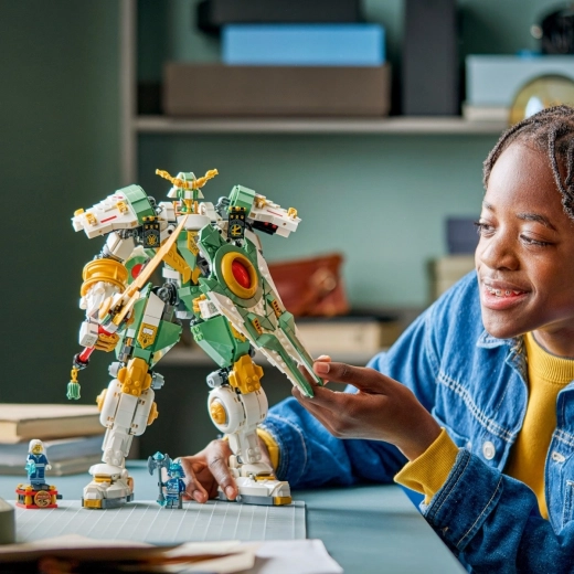 Indrukwekkende, volledig poseerbare mech