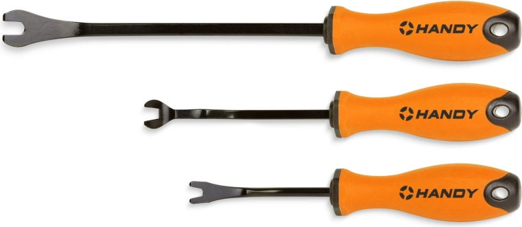 Set metalen gereedschappen voor demontage van bekleding en kunststofonderdelen – 3 stuks