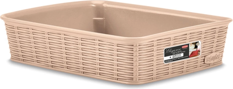 Mand Elegance wit 25 × 19,5 × 6 cm
