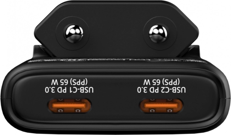 Twee USB‑C-poorten met PD 3.0 en PPS