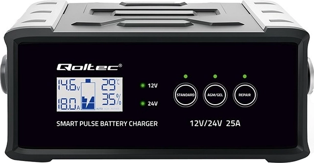 Microprocessorgestuurde regeling en 6 laadstappen