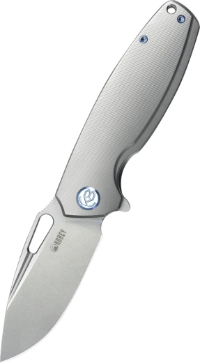 Kubey Tityus zakmes vouwmes 8,6 cm titaan grijs