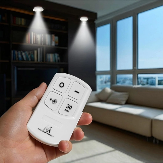 Comfortabele afstandsbediening en timer