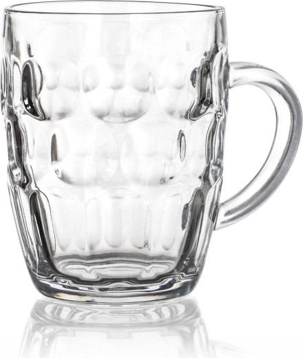 Glazen bierpul Jess 600 ml met oor