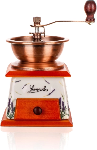 Stijlvol LAVENDER-motief en duurzame metalen trechter