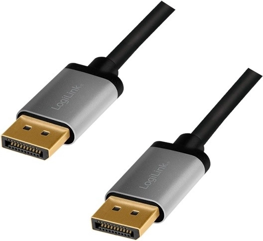 LogiLink DisplayPort-kabel 5 m, 4K/60 Hz, aluminium connectoren