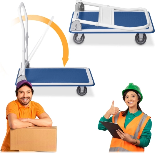 Opvouwbare beugel en 360° zwenkwielen