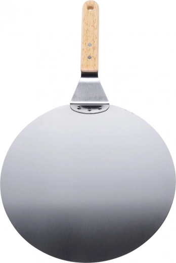 Stevig roestvrijstalen blad voor soepel onder de pizza schuiven