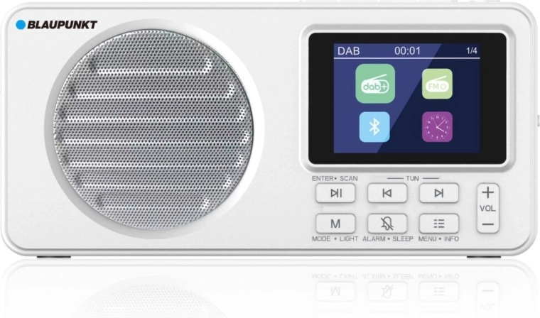Draagbare digitale radio Blaupunkt DR6 wit